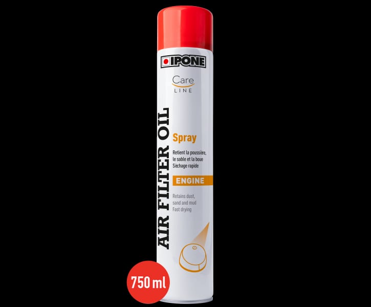 IPONE AIR FILTER OIL SPRAY - Olajos motorkerékpár spray habos légszűrőkhöz 124; 0,75 L